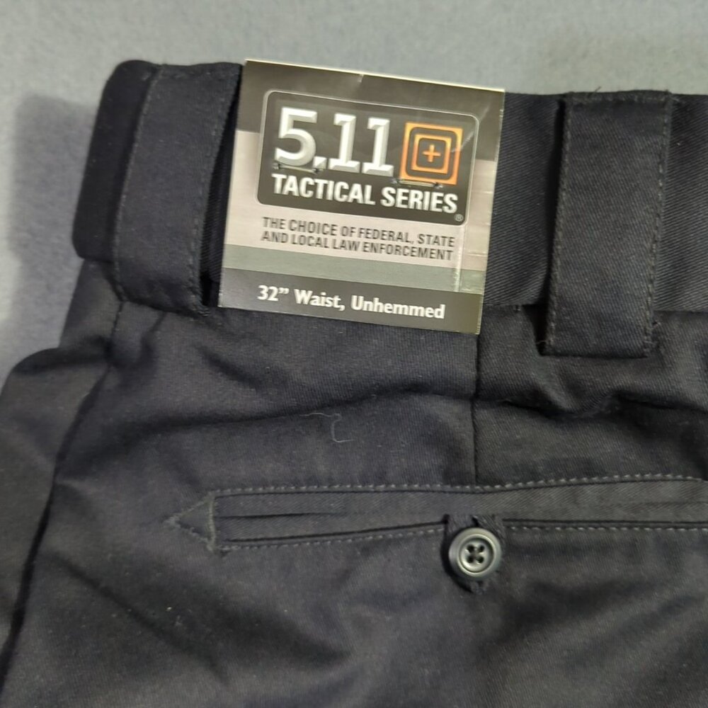 5.11 Tactical Pants Men's 32 Unhemmed Black Regular Fit PDU Class A Pant NWT - Picture 4 of 14